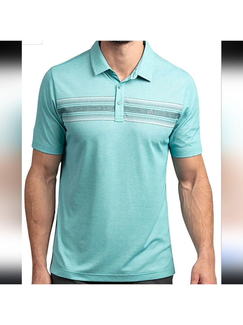 Travis Matthew Pima Cotton Blend Polo Golf Shirt Small